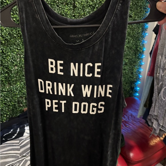 Grayson Threads Tops - Grayson Threads Charcoal Dog Lover Tank